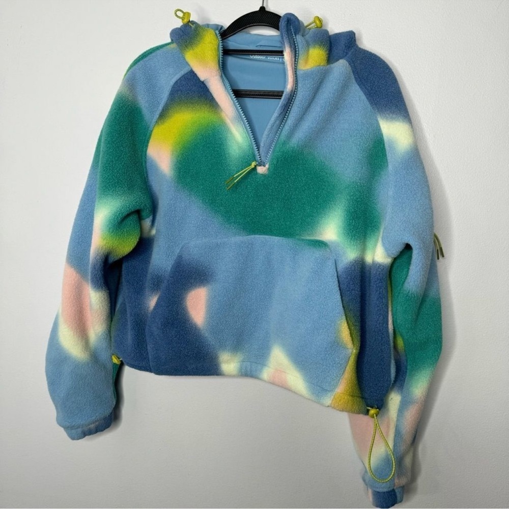 Outdoor Voices Multicolor Fleece Hoodie